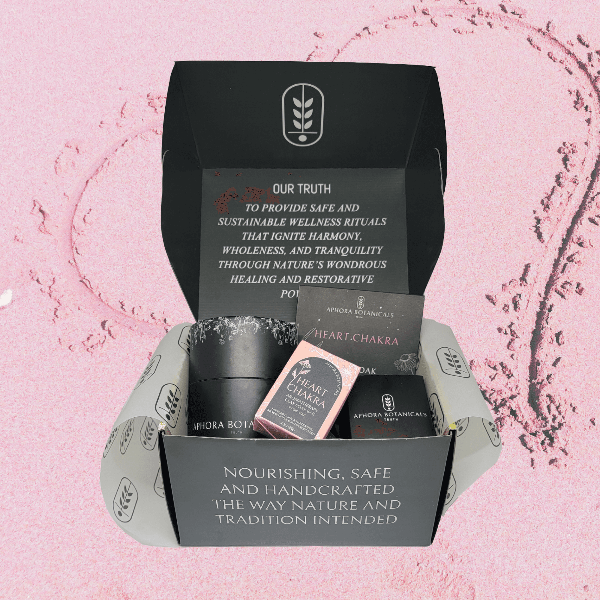 Heart Chakra Aromatherapy Bath and Body Gift Set - product image
