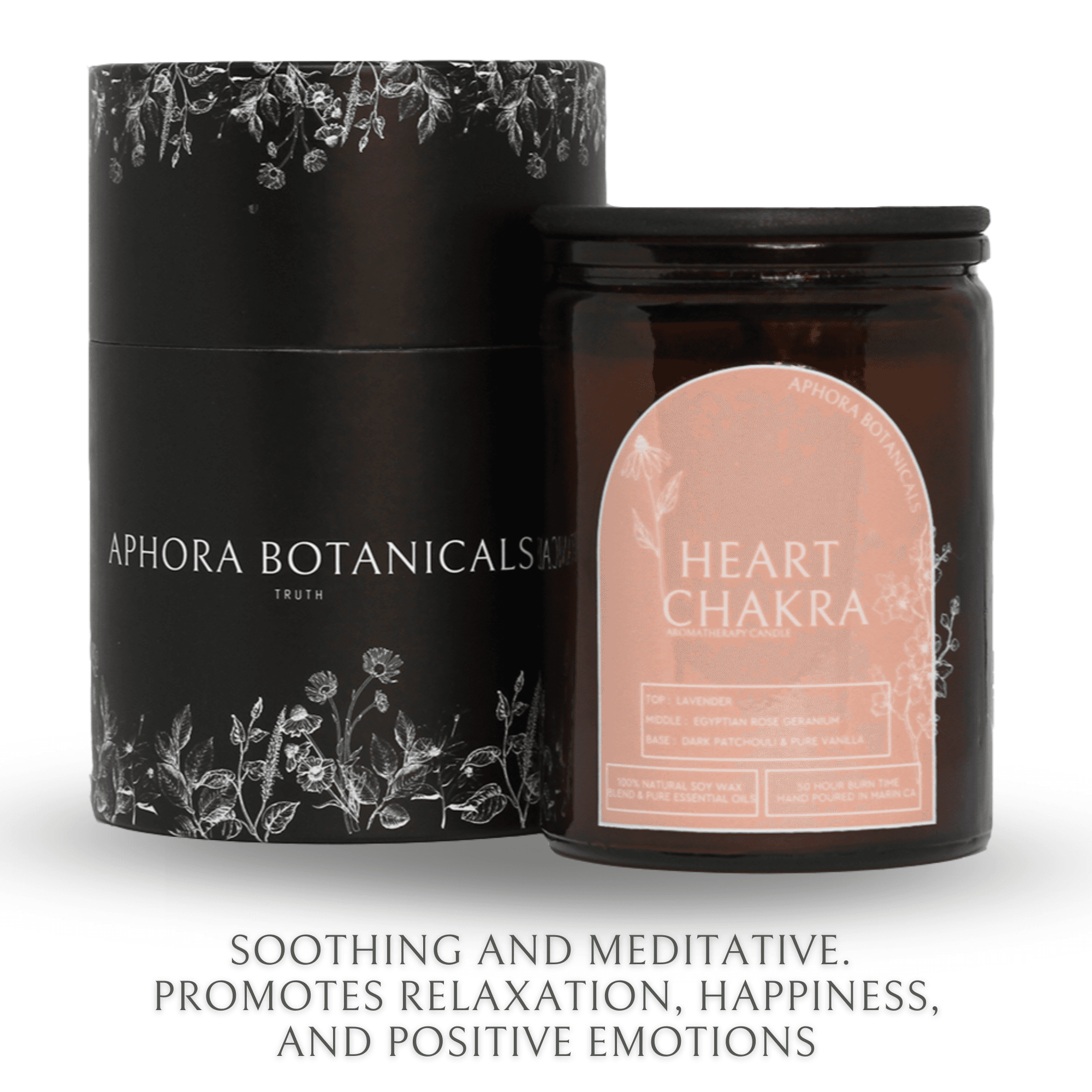Heart Chakra Aromatherapy Soy Candle - 13oz/50 hour burn time - product image